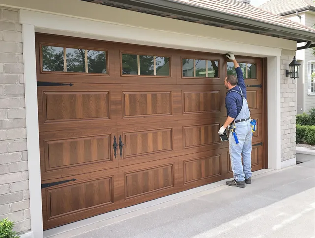 Custom garage door showcase by Seymour Garage Door Repair in Seymour