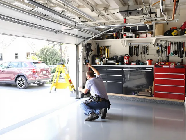 Local garage door repair service by Seymour Garage Door Repair in Seymour