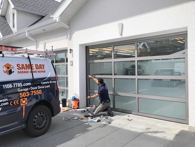 Same-day garage door repair service by Seymour Garage Door Repair in Seymour